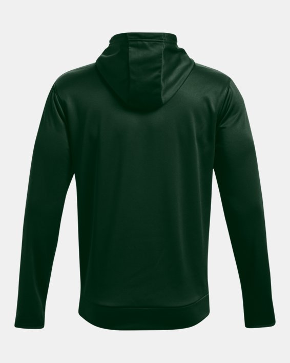Men's Armour Fleece® Collegiate Sideline Hoodie, Green, pdpMainDesktop image number 4